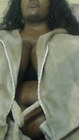 African Lactating Mum Bouncing Her Fat Tits