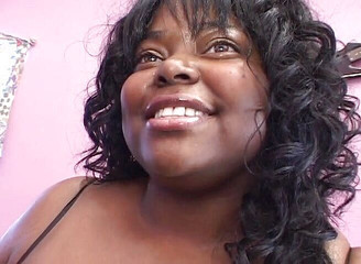 Adorable black bbw gets fucked and facialized