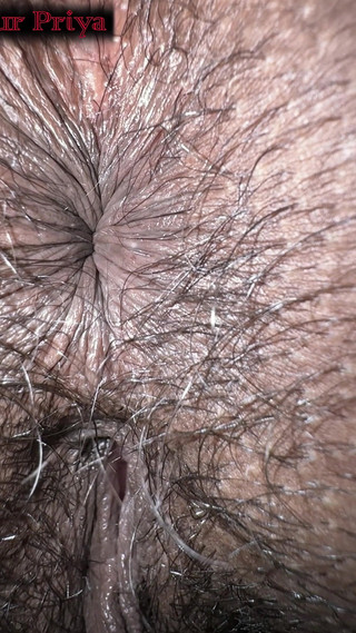 Asshole Beathing Extreme Closeup