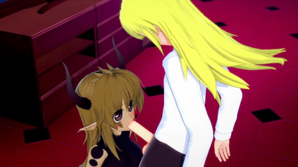 Crim with the Demon Girl from the front office Interspecies Reviewers