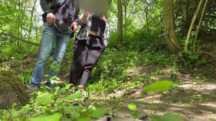 My mother-in-law and I take turns pissing in the forest