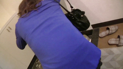 Hairy japanese milf gets her wet twat toyed at casting