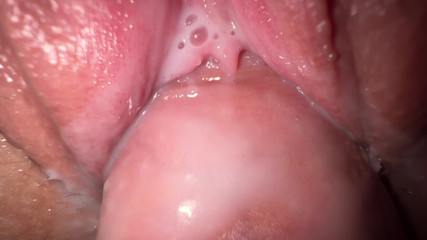 I fucked my horny stepsister, tight creamy pussy and close up cumshot