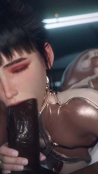 Madruga3d Intense Hardcore Sex: Busty White Woman with Tight Ass Passionately Fucked by Massive Black Cock, Deep Throat