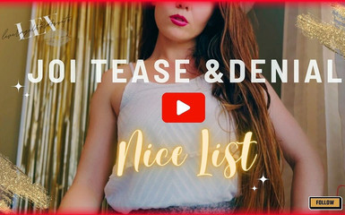 Santa’s Nice List Christmas Gooner Edging JOI - 554