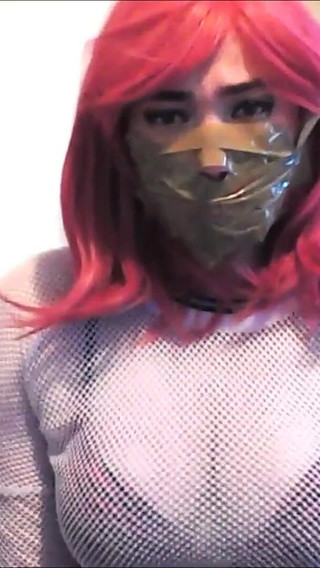 Misha Mayfair in: Sock-stuffed Tape Gag Talker!