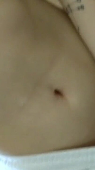 Gentle home cute striptease close up