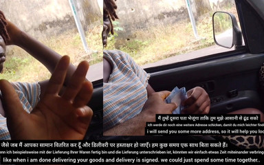 White Cargo Driver Seduces African Teen Trader with Transport Favors