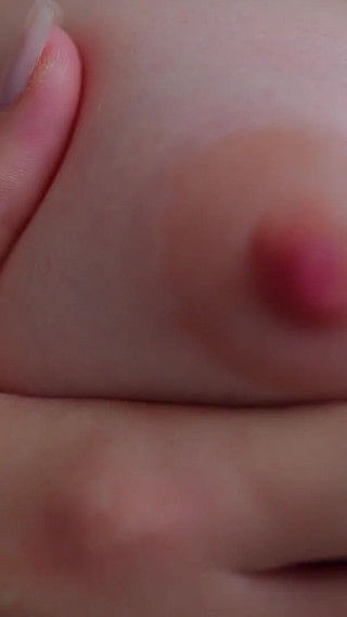 Perfect Small Pink Tits and Nipples Play