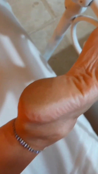 Amateur Blonde Mature Wife Legs Posing, Feet Worship