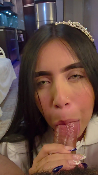 My Stepdaughter Comes Home Late Because She's with Her Classmates, but She Has No Choice but to Pay Her Punishment with Sex