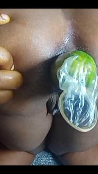 Young Girl Training Her Ass to Receive BBC