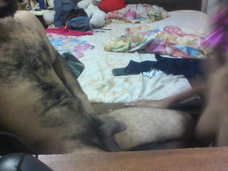 Young Horney Couple 1st Time Fuck in Friends Home by Staring Blowjob