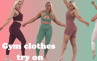 Sexy gym clothes try on haul