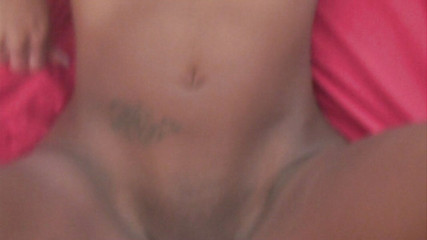 Petite ebony slut gets creampied by a big white cock