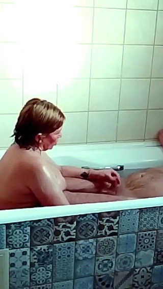 Stepmom Watch Me Jerking off in the Bathroom