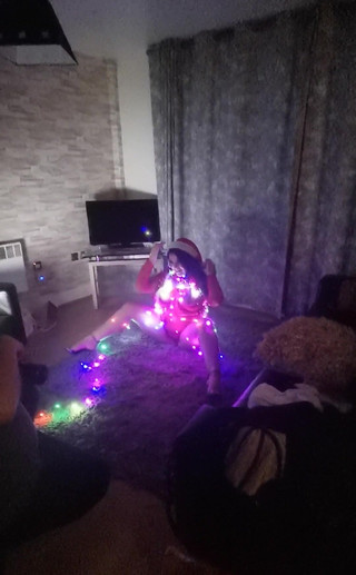 Behind the scenes santa set part 2