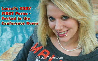 Lexxxi Larue's Audition - 19 Yo Fucked Silly in the Conference Room