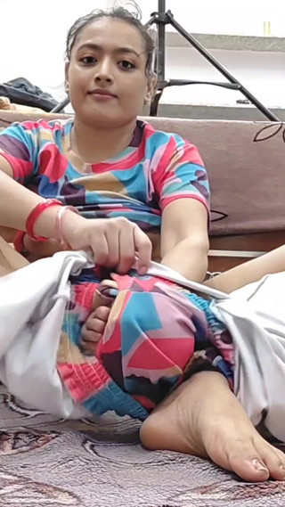 The Village Girl Opened Her Boyfriend on a Video Call