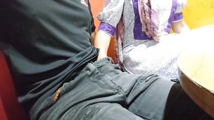 Met Her on Restaurant and Made Her Cum Twice in This Position