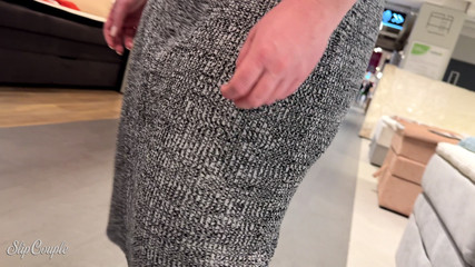 Full Version - Risky Day in a Furniture Store - Handjob Blowjob and Fucking