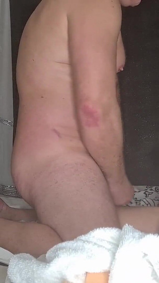 Last Sex of the Day with a Huge Dildo in Her Pussy