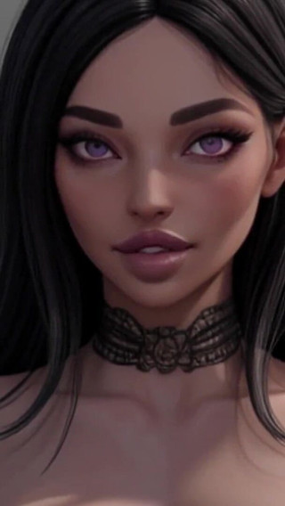 Goth Inspired Hentai Woman (slideshow)