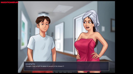 Pervert Dude Can't Help Being Horny - Summertime Saga 01 by Darkcookie