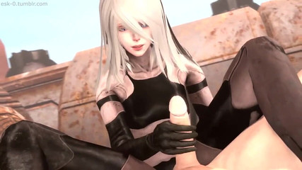 Yorha A2 Sexy Handjob
