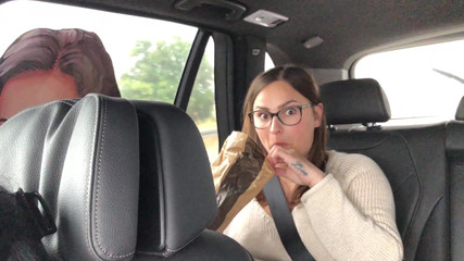 German MILF Makes Camshow on the Highway