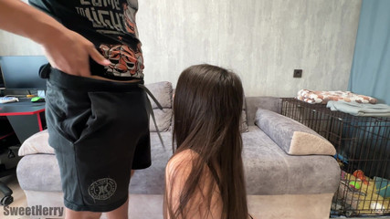 A Cute 18-year-old Student Came to the Casting