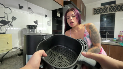 Fuck My Neigthbor on Top of Kitchen