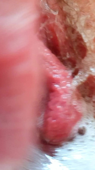 JuicyDream - Pussy play and cum on her ass in the bathtub