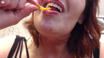 V200 Licking Biting Tongue, Teeth Lips Upclose Custom Request with Dawnskye