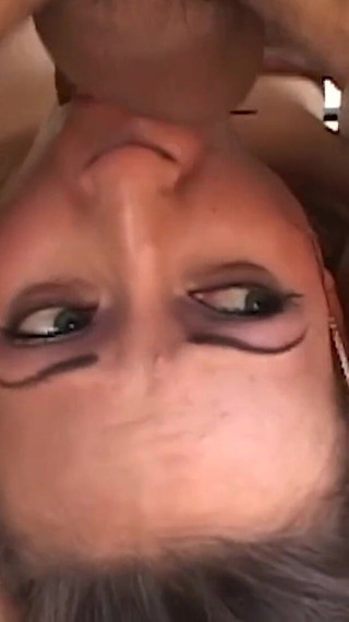 Slutty Brunette Layla Gives Black Guys a Memorable Blowjob and Deepthroat in a Fantastic Orgy