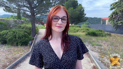 Lavyana, Gorgeous Redhead, Wants Two Dicks to Bang Her