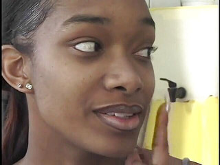 Ebony babe is doing everything for her teacher