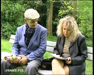 A dirty grandpa finds himself a good sucker!