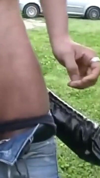 Interracial Orgy in the Garden: These Hotties Love to Be Fucked in the Ass