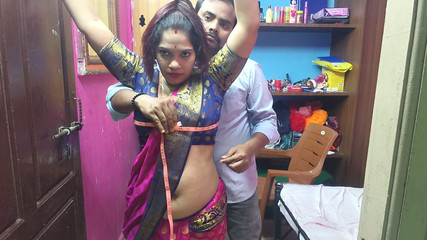 Hot Indian Wife Sex with Tailor Master XXX Video New