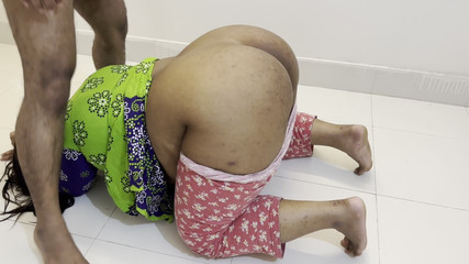 Big Butt Cheating Stepmom Furious When Stepson Cums Quickly Accidental Creampie, She Want More Fuck Inside Her Big Ass