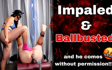 Bondage Ballbusted Cum Ruined Orgasm Femdom Slave