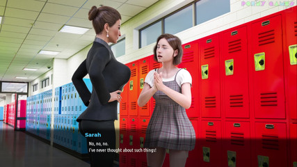 MILFs of Sunville by L7team - Getting Naked in Class 35