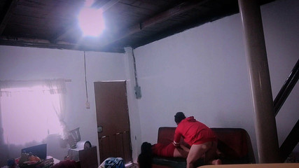 Hot Venezuelan Lying on the Sofa and Her Partner and She Fucks Very Rich