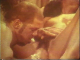 Vintage white big cock in a skinny ebony pussy