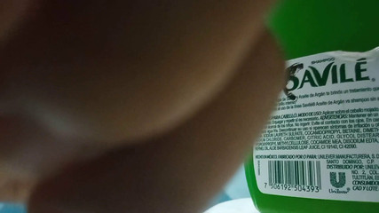 In the Bathroom, Watching My Chubby Girlfriend When She Takes a Shower