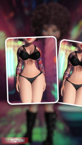 Thick Ass Ebony Babe with a Phat Butt