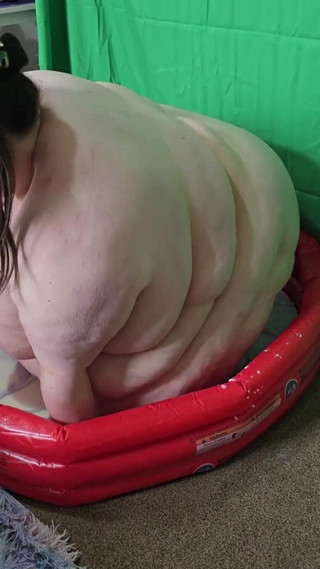 Giant SSBBW Goddess Pours Milk on Herself Pt 1