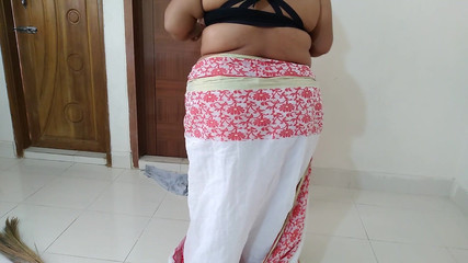 Neighbor Boy Fucks Desi Muslim 55 Year Old While Cleaning House