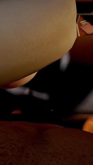 Bowsette Rides Dick on a Chair Cowgirl - Super Mario Porn Parody